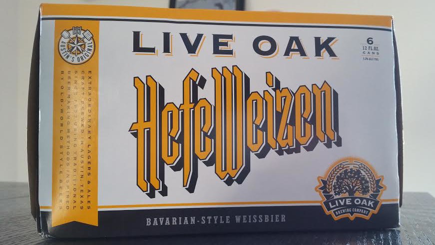 Live Oak Hefeweizen Cans