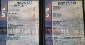 Jimmy's Menu